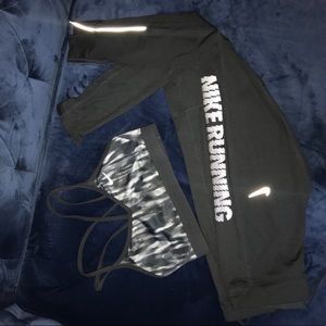 Nike Leggings and Sports Bra